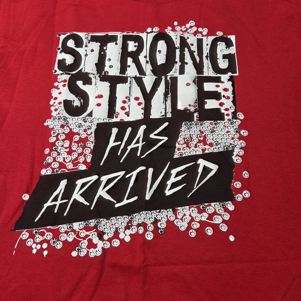 WWE Red Strong Style Graphic Tee
